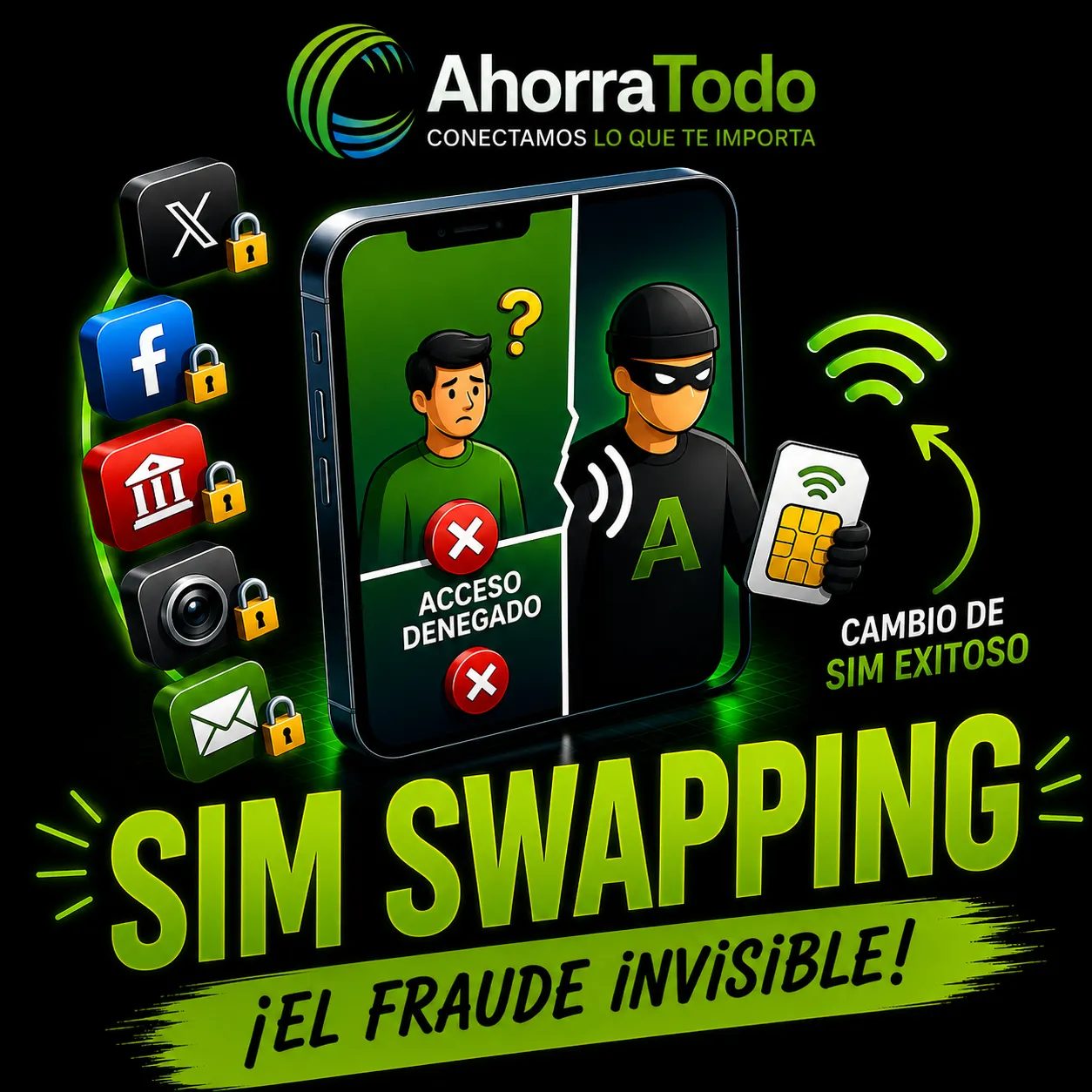 SIM Swapping, el fraude invisible — AhorraTodo