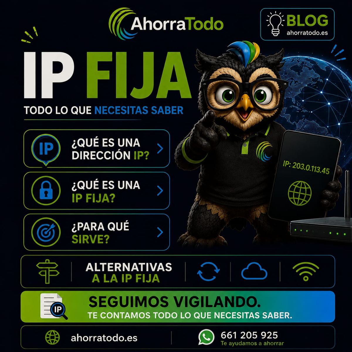¿Qué es una IP fija y qué otras opciones existen?