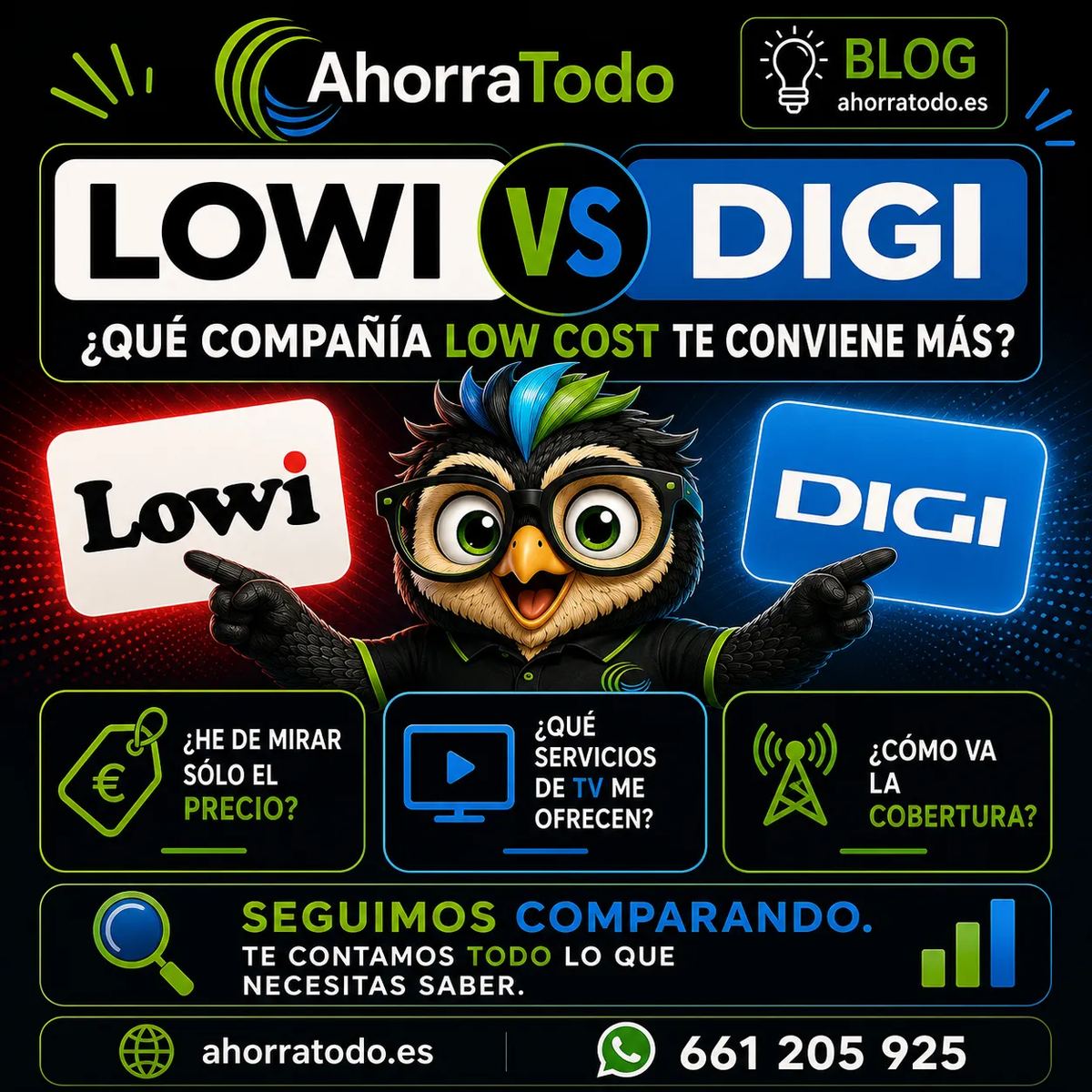 Comparativa Lowi vs. DIGI